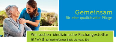Wir suchen Mediznische Fachangestellte